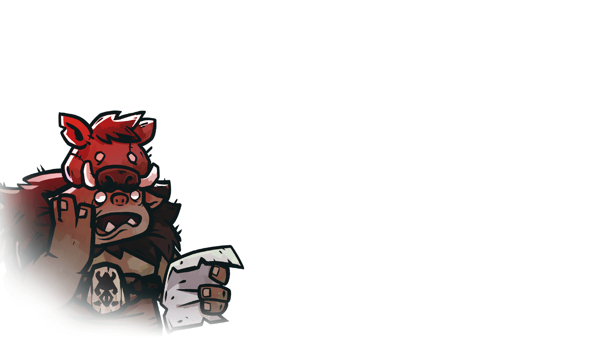 A group of Orcs fighting amongst themselves